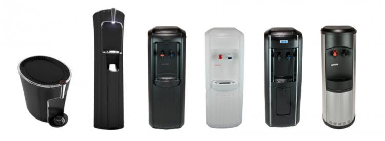 Newco Inspirations LX Hot and Cold Water Cooler Black - Click Image to Close