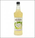 Monin Key Lime Pie Syrup case of 4/1Liter (33.8oz) bottles