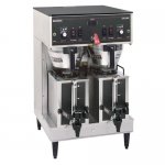 BUNN 20900.0010 Dual Portable Satellite Coffee Brewer with Portable Servers 3 batch sizes