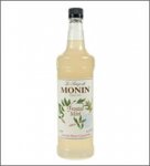 Monin Frosted Mint Syrup case of 4/1Liter (33.8oz) bottles