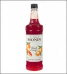 Monin Blood Orange Syrup case of 4/1Liter (33.8oz) bottles