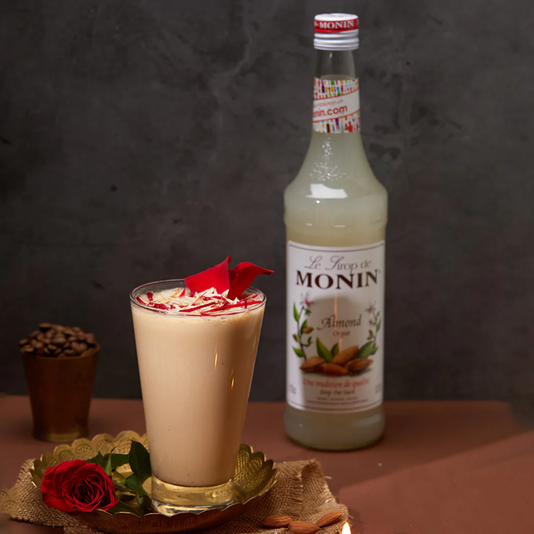Monin Premium Almond (Orgeat) Flavoring Syrup, 1 liter, 4 per case