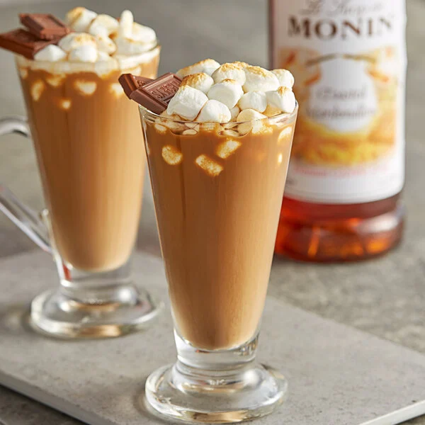 Monin Premium Toasted Marshmallow Flavoring Syrup, 1liter, 4 per case