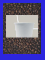 Dopaco White 8 oz Paper Hot Cups 1000 ct 4722 - Click Image to Close