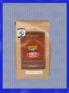 ARCO Breakfast Blend FAIR TRADE ORGANIC Coffee 1.75 oz Trial - Click Image to Close
