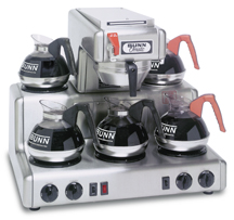 BUNN RTF Automatic Coffee Brewer with 5 warmers 20835.0004 - Click Image to Close