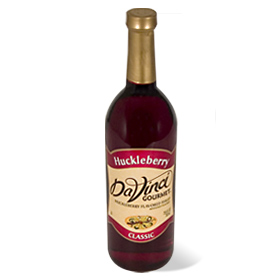 Da Vinci Classic Huckleberry Syrup 750 ml bottle 12 ct - Click Image to Close