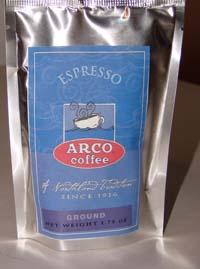 ARCO Espresso Coffee Trial Size 1.75 oz (49.61gm) - Click Image to Close