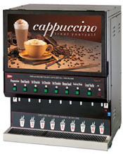 Grindmaster-Cecilware GB8M-10-LD-U cappuccino dispenser - Click Image to Close
