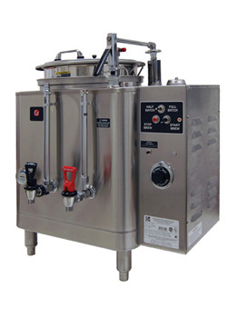 Grindmaster 74110E Single Midline 10 Gal Fresh Water Coffee Urn - Click Image to Close