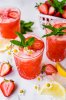Monin Premium Wild Strawberry Flavoring Syrup 1 Liter, 4 per case