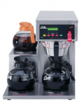 Curtis ALP3GTL12A000 12 Cup Coffee Brewer with 3 Lower Warmers on Left - 120V