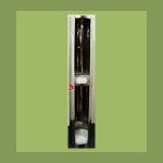 Velter Lid dispenser for lids that fit 6 to 8 oz size cups holds 2 sizes of lids MPN L-2 with one shelf