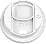 Dixie TP9542 Reclosable Lids for PerfecTouch and Dixie Hot Paper Cups White 1000 ct