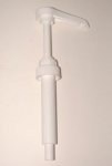 Monin White Plastic Pump 1 liter Monin 1 liter syrup bottle P240