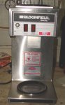 Bloomfield Koffee King Coffee Brewer 8543 1 Upper 1 Lower warmer refurb