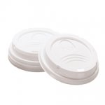 Dixie White Dome Lids for PerfecTouch paper cups 12-16oz D9542 1000 ct