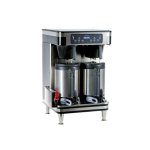 Bunn 51200.0100 ICB Infusion Series Black / Silver Twin Automatic Coffee Brewer