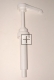 Monin White Plastic Pump 1 liter Monin 1 liter syrup bottle P240