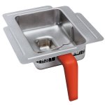 BUNN Universal Stainless Pouch Pack Coffee Funnel Orange Handle 29151.0001