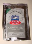 ARCO Vanilla Nut Flavored Decaf Coffee Whole Bean Trial Size 1.75 oz(49.61 g)