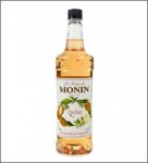 Monin Lychee Syrup 1 Liter 33.8 oz bottles 4 ct