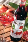 Monin Pomegranate Syrup 1 Liter 4 ct MPN M-FR075F