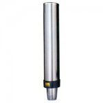 San Jamar stainless steel Pull Type Cup dispenser for 12-24 oz cups