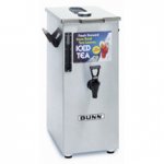 BUNN 03250.0005 TD4T 4 gallon square Ice Tea Dispenser Server brew thru lid sweetened unsweetened