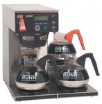 Bunn Axiom Digital Automatic Coffee Brewer with LCD Axiom 35-3 3 lower warmers 38700.0003