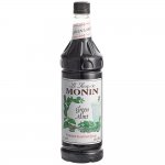 Monin Premium Green Mint Flavoring Syrup 1 liter, 4 per case