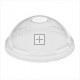 Dart DLR626 Clear Dome Lid with 1" Hole 1000 ct