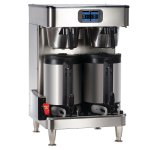 Bunn 53600.0100 Infusion Series Coffee Brewer Twin Soft Heat Platinum Edition Wrls