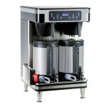 Bunn 51200.0101 ICB Infusion Series Black and Stainless Steel Twin Automatic Coffee Brewer