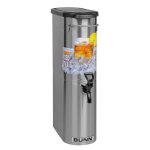 Bunn 39600.0047 TDO-N-3.5Gal (13.2L) Oval Style Narrow w/Pinch Tube Iced Tea & Coffee Disp