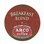 ARCO Breakfast Blend for K-Cup brewers 13 count