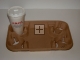 Chinet 4 Cup Beverage Carrier Tray 20969 250 ct