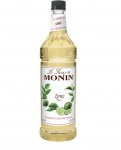 Monin Premium Lime Flavoring / Fruit Syrup, 1 liter, 4 per case