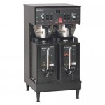 Bunn 27900.0020 1.5 Gallon Soft Heat Dual Satellite Coffee Brewer 120/208V-BLACK