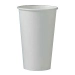 Net Choice White 20 oz Polycoated Hot Paper Cups 750 to a case