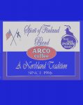 ARCO Spirit of Finland Blend Decaf Coffee Whole Bean - group of 5 10 oz bags