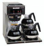 Bunn VP17-3 SS Stainless Steel Coffee Machine 3 lower warmers 13300.0003