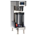 Bunn 52100.0100 ICB SH Platinum Edition Infusion Series Black / Silver Single Automatic Coffee Brewer with Wireless Server Monit