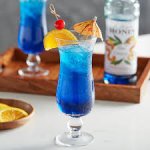Monin Premium Blue Curacao Flavoring Syrup, 1 liter, 4 per case