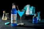 Monin Premium Blue Cotton Candy Flavoring Syrup 1 Liter, 4 per case