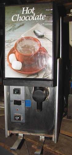 Jet Spray Hot Chocolate Machine Model HC20 Jet Spray Hot Chocolate