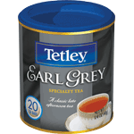 Tetley Earl Grey tea/6 boxes of 20